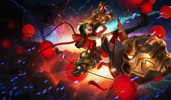 Video Game League Of Legends Fireworks Jinx Wallpaper