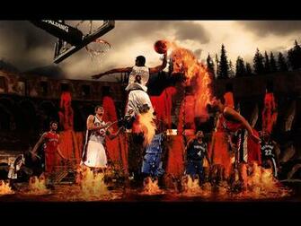 Flame Dunk Wallpaper Basketball At Basketwallpaper