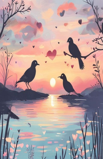 Cute Romantic Wallpaper