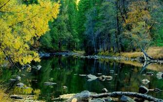 Windows Background Wallpaper Yosemite River X