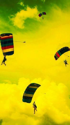 Skydive Parachuting X Close