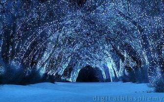Night Snow Scene Wallpaper Digital Blasphemy Mobile
