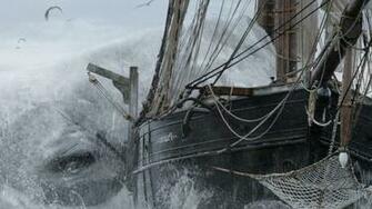 Nature Animals Sea Moby Dick Whale Artwork Ship
