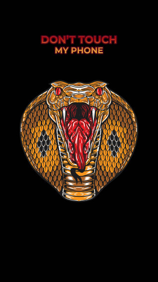 Don T Touch My Phone Cobra Wallpaper
