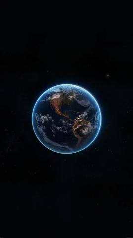 Earth From Space Amazing Satellite Illust Art