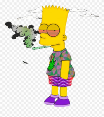 Bart Simpson Weed Wallpaper On