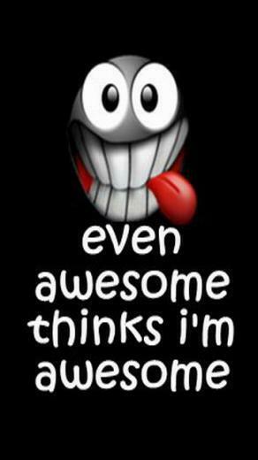 Crazy Smile Saying Quote Wallpaper For Your Mobile Cell Phone