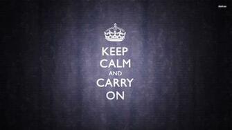 Keep Calm And Carry On Wallpaper Typography