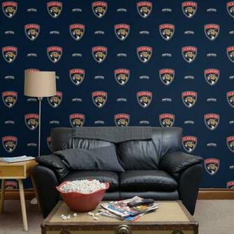 Florida Panthers Stripes Pattern Blue Officially Licensed