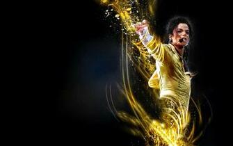 Michael Jackson Gold Custome Wallpaper With