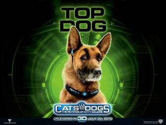 Police Dog Cats Dogs The Revenge Of Kitty Galore Wallpaper