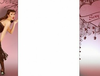 Pinup Rose Background Themes