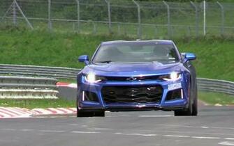 Chevrolet Camaro Blue HD Wallpaper Car