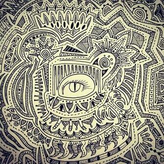 Of Black White Indie Art Patterns Pen Ink Wallpaper X We Heart It