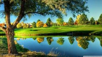 Golf Course Landscape Wallpaper