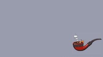 Minimalistic Smoking Wallpaper