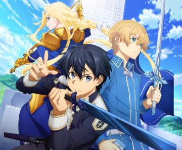 Wallpaper Kirigaya Kirito Eugeo Alice Sword Art Online