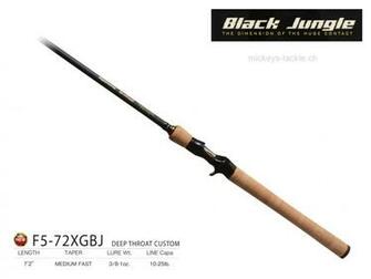 Megabass Black Jungle F5 72xgbj Deep Throat Custom