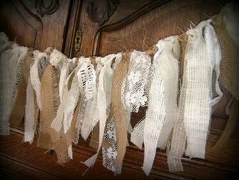 Burlap And Lace Wallpaper