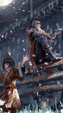 Sekiro Shadows Die Twice Characters Art Phone HD