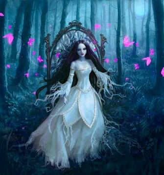 Fantasy Illustrations Women Beautiful Gothic Wallpaper