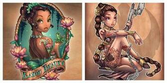 Pin Up Girl Tattoo Drawing