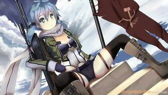 Ggo Shinon Kirito HD Wallpaper Pictures