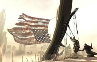 Wallpaper Sand Soldiers American Flag Spec Ops The Line Image