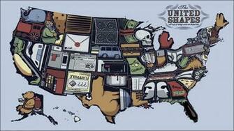 HD Usa Map Wallpaper Mod Wall Art Shape Posters United