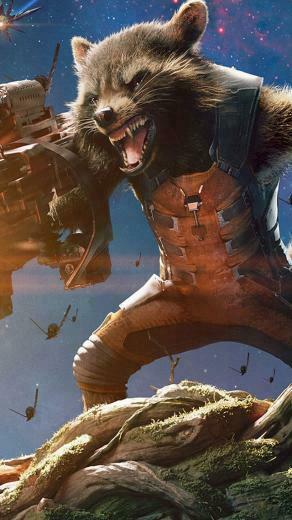 Guardians Of The Galaxy Rocket Raccoon Groot Wallpaper HD