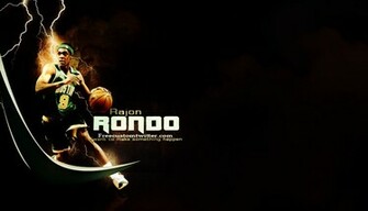Rajon Rondo Wallpaper Fast Like A Lightning Dark Black Background