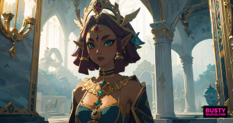 Queen Riju Wallpaper Zelda Tears Of The Kingdom By Bustywaifus