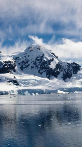 Wallpaper Sea 5k 4k Ocean Snow Island Clouds Sky