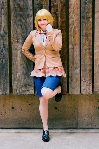 Prison School Cosplay Secretary Hana Midorikawa By Worstwaifu On