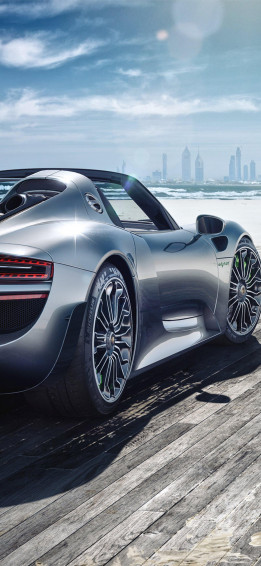 Porsche Spyder iPhone Wallpaper