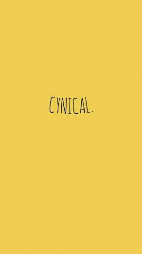 Cynical Wallpaper On
