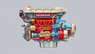 Honda Engine Cutaway Wallpaper