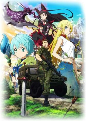 Gate Jieitai Kanochi Nite Kaku Tatakeri Zerochan Anime Image Board