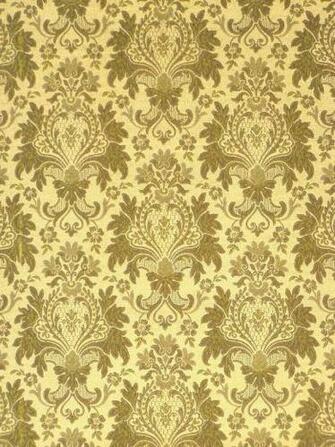 Great Cream Vintage Retro Baroque Wallpaper 1960s