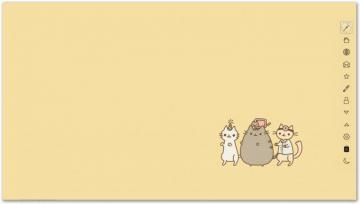 Follow That Kitten On Today S Minimalist Desktop