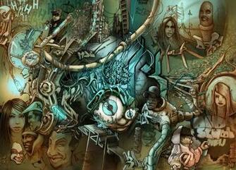 Best Graffiti World Cool Cartoon Wallpaper For Desktop
