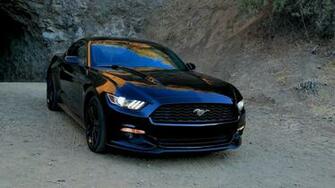 Ford Mustang Wallpaper Black Jpg