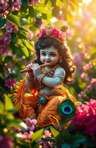 Natkhat Krishna HD Wallpaper