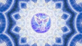 Archangel Michael Angel Abstract Mandala Heart