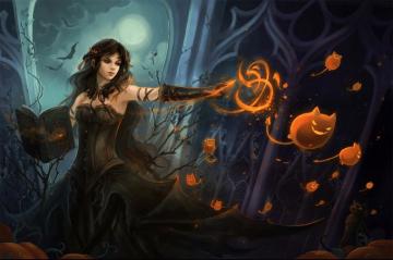 Witch Wallpaper Top Background