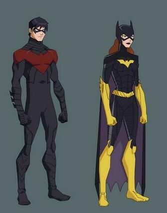 Nightwing And Batgirl Suit Change Doesn T Belong To Me Wallpaper