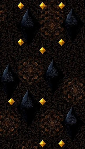 Black And Gold Diamond Wallpaper
