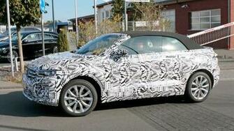 Spied Vw T Roc Cabrio Is An Interesting Appearance On Public Roads
