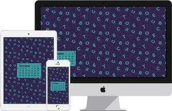 So You Can The October Desktop Calendar Wallpaper