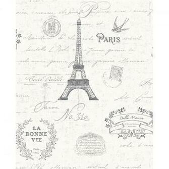 Home Diy Wallpaper Clearance K2 All Rooms Paris Black White